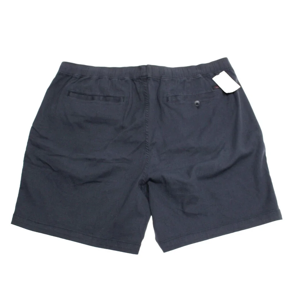 Faherty NWT Chinos / Casual Shorts Size XXL US In Solid Blue Cotton Blend
